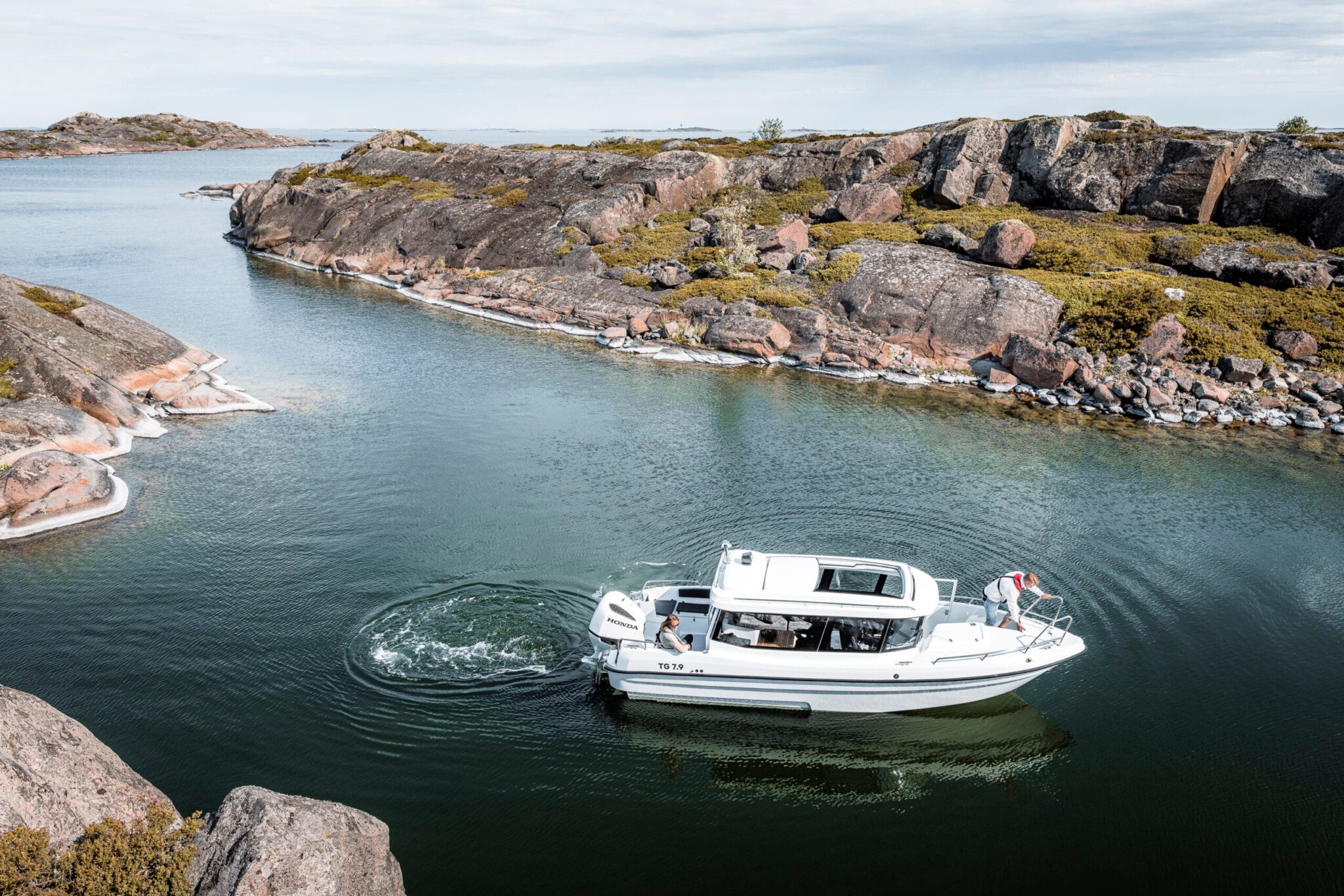 TG 7.9 Kabinbåt från TG Boats hos Brandt Båt.